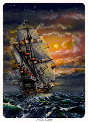 Sea King's Blessing  MAGIC: The Gathering AP art by Randy Asplund