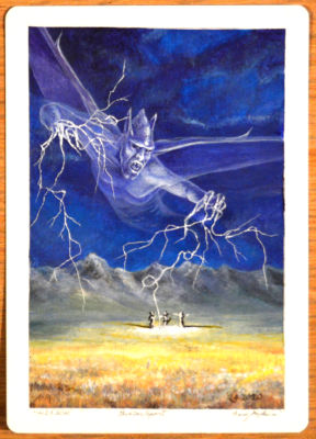 Thunder Spirit  MAGIC: The Gathering AP art by Randy Asplund