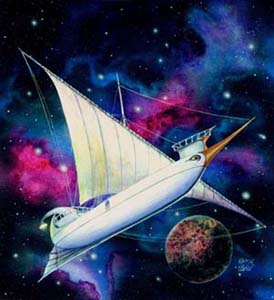 Randy Asplund CCG Art Mythos The White Ship
