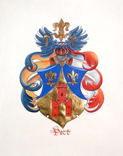 Illuminated Medieval Coat of Arms