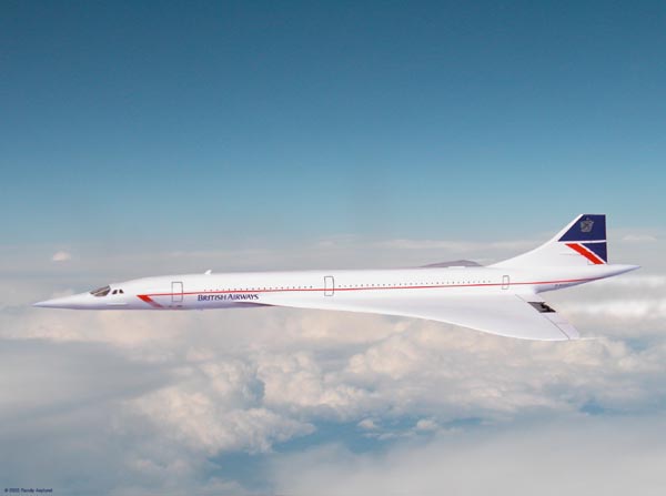 Randy Asplund Concorde scale model