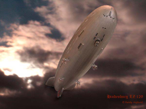 Randy Asplund LZ 129 Hindenburg scale model