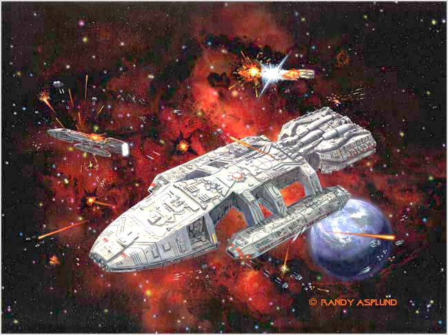 Battlestar Galactica Cover Art