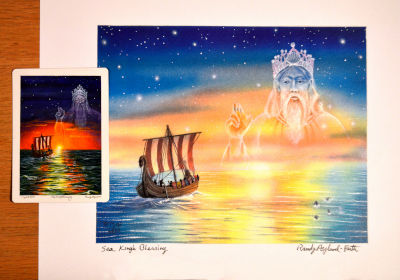 Sea King's Blessing Print & A.P. Card
