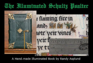 14th. c. style Illuminated Schultz Psalter, Handmade book